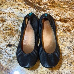 Tieks Black Leather Flats